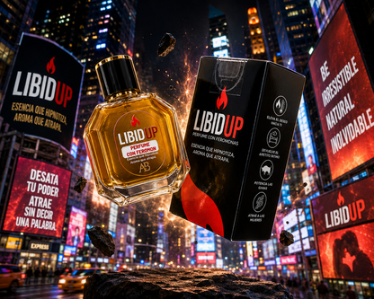 PERFUME VIRAL CON FEROMONAS LIBIDUP HOMBRE (50ML ÚNICO)